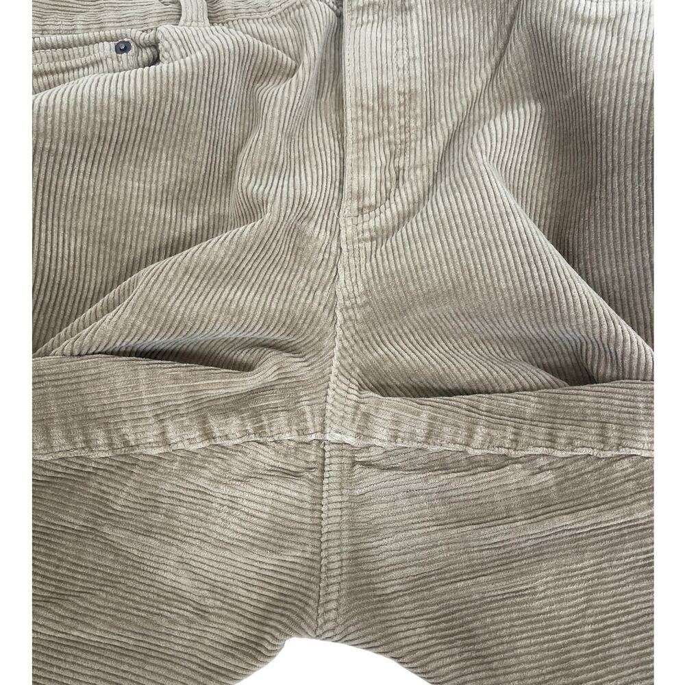 Lauren Jean Co. Corduroy Straight Leg Pants Women's Sz 14 Beige Neutral Classic - Picture 7 of 11